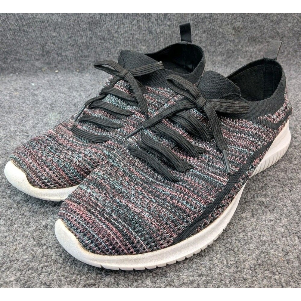 Skechers Ultra Flex Statements Size 10 Women's Sneakers Shoes 12841 Blk/Pink/Tur